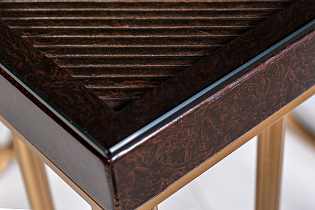 ART-2706-ET Стол журнальный вишнево-золотой 61*61*64см_s2