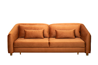 Диван Треви(Trevi) 230М(К) трехм раскл с кантом терракотовый Colt006 232*103*88см_s2