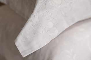 144HF-40509 Комплект наволочек Лоренцо, сатин 400TC,белый, 70*70см (2шт)_s2