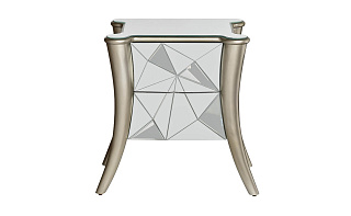 KFC662 Тумба зеркальная, 2 ящика  59*42*58см_s2