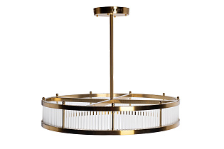 K2KM12850 Люстра Анкона (Ancona) круглая бронза/стекло прозр. d85см_s2