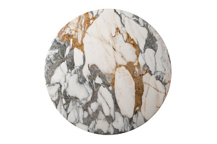 160KD-26500 Стол журнальный, мрамор Arabescato Corchia d90*28см_s2