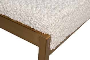 GY-08216 Стул барный, букле бежевый/матовое золото  50*55*85см_s2