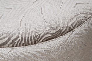 Пуф круглый Мурано(Murano) 80 вельвет принт бежевый Umbr-SBEG 80*80*33см_s2