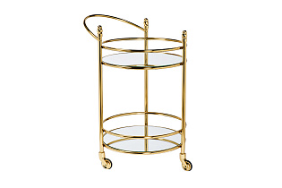 79MAL-7062 Тележка сервировочная нерж. сталь /зеркало 45*45*66см_s2