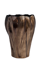 18H-22300 Ваза керамическая золотая d20*25см_s2