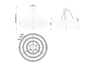 91GH-30867 Люстра подвесная 