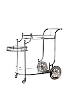 95IM-4651 Тележка сервировочная нерж. сталь/стекло 84*50*85см_s2