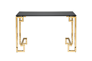 13RXC3049-GOLD Консоль черное стекло/золото 120*40*78см_s2