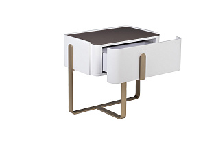 77IP-20863 Тумбочка светлая с металл. каркасом 58*40*55см_s2