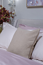 Подушка декоративная с кантом корич. 283002 50*30см_s2