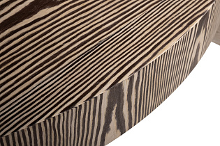 58DB-23188 Стол журнальный Зебрано (Zebrano) d140*42см_s2