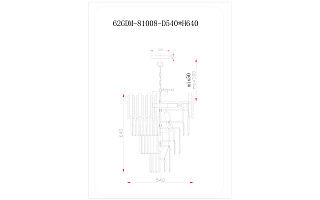 62GDM-81008-540 Люстра Виктория (Vittoria) S d54см h65см_s2