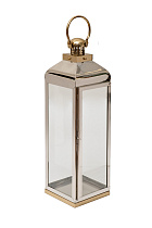 79MAL-3322-72 Подсвечник нерж.сталь/стекло h72 см_s2