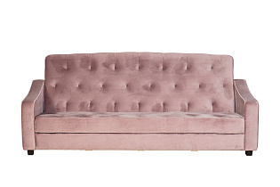 Диван Лорен(Loren) трехм.раскл с кантом,велюр пыльная роза Н-Йорк40_s2