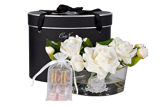 96CN-LV01 Диффузор Овал белый (Oval White), спрей Розовый Пион (Pink Peonies) 2x10мл  в уп._s2