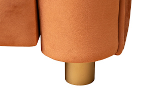 Диван Треви(Trevi) 230М(К) трехм раскл с кантом терракотовый Colt006 232*103*88см_s2