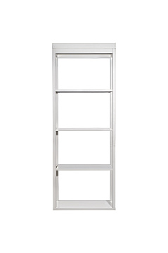 151SV-000017 Шкаф-витрина открытый бежевый 60*158*40см_s2