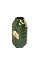 55RV3749S Ваза керамическая зеленая d15*28см_s2