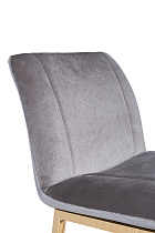 30C-DX-2091 GRE Стул барный велюр серый 42*53*88см_s2