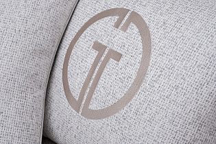 Диван Сорренто(Sorrento)(K) 230M трехм.раск c кантом,рогожка св.беж Santo1902-SECRU+Nev83 230*101*86_s2