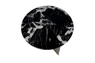 57EL-10311 Стол журнальный черный d70*40см_s2