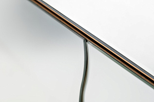 KFG195 Комод зеркальный c золотым декором 160х45х90см_s2