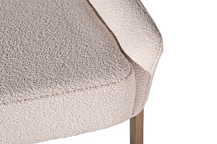 163YH-06275 Стул обеденный букле белый+бронза 57*65*91см_s2