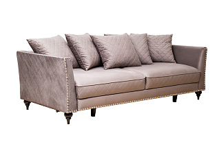 Диван Сорренто(Sorrento) 230M трехм. раскл.,велюр сер.Colt017 230*101*86_s2