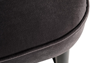 30C-309W GR Cтул барный велюр серый 54*54*106см с ч/б спинкой_s2