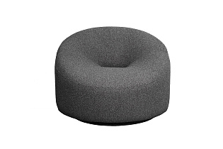 Кресло поворотное Луна(Luna) букле серый Flona-SER 98*90*69см_s2