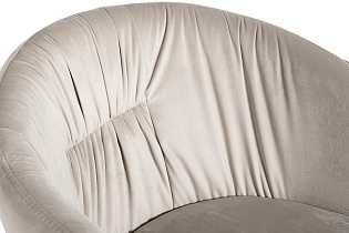 GY-DC8173BL-CR Стул велюр светло-бежевый/черн.металл 53*62*83см_s2