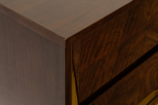 84HB-237TUMB Тумбочка тиковый шпон/лак, золото 60*42*50см_s2