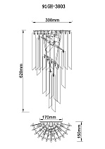 91GH-3003 Бра, хром 30*60см_s2