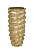 ZS2058-27 Кашпо волнистое цвет золото d36*77см_s2