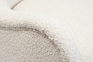 48MY-2688 CRE SL Кресло букле кремовое 72*75*76см мет.ножки_s2