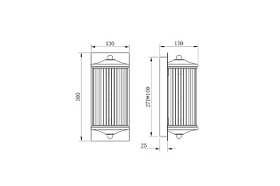 K2KG0603W-2 Бра d13*30см_s2