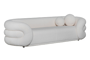 ZW-22024 Диван трехместный иск.мех белый 229*95*61см_s2