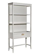 151SV-000016 Шкаф-витрина открытый бежевый 100*128*40см_s2