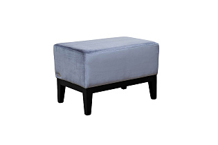 Банкетка Стелла(Stella) 60 прямоугольная синяя Velv-Sin 60*38*40см_s2