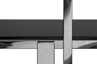 13RXSH3052-SILVER Стеллаж стекло черн./серебро 100*38*200см_s2 3 (превью)