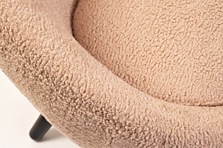 48MY-2746 LPI Кресло иск.каракуль розовый 79*83*83см_s2