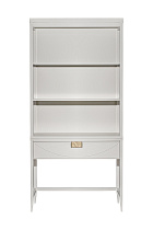 151SV-000016 Шкаф-витрина открытый бежевый 100*128*40см_s2