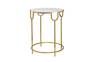 79MAL-7067 Стол журнальный с мраморной столешницей d45*60см_s2