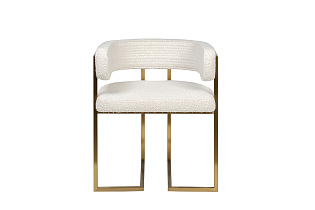 GY-08504 Стул букле бежевый/матовое золото 60*55*73см_s2