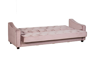 Диван Лорен(Loren) трехм.раскл с кантом,велюр пыльная роза Н-Йорк40_s2