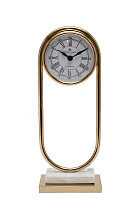 79MAL-5852-36 Часы настольные с мраморным основанием h36см_s2