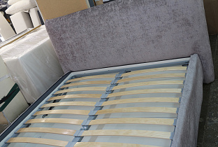 Кровать Модена(Modena) с подъемн.мех.шенилл Аллюр(Allure)12 сер.198*215*111см_s2