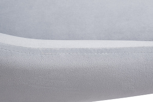 30C-1185 SER Стул велюр светло-серый 55*62*94см, ножки хром_s2