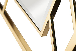 KFG081 Зеркало прямоугольное в метал. раме цвет золото 71*91*2см_s2